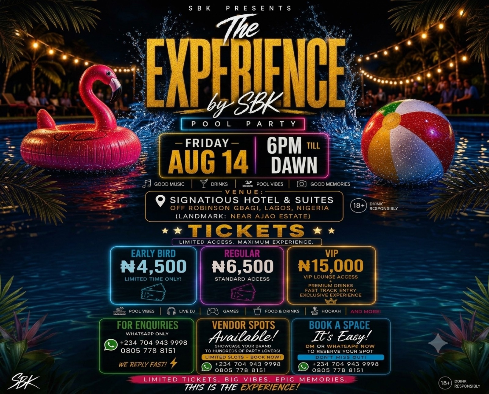 The experience by $bk